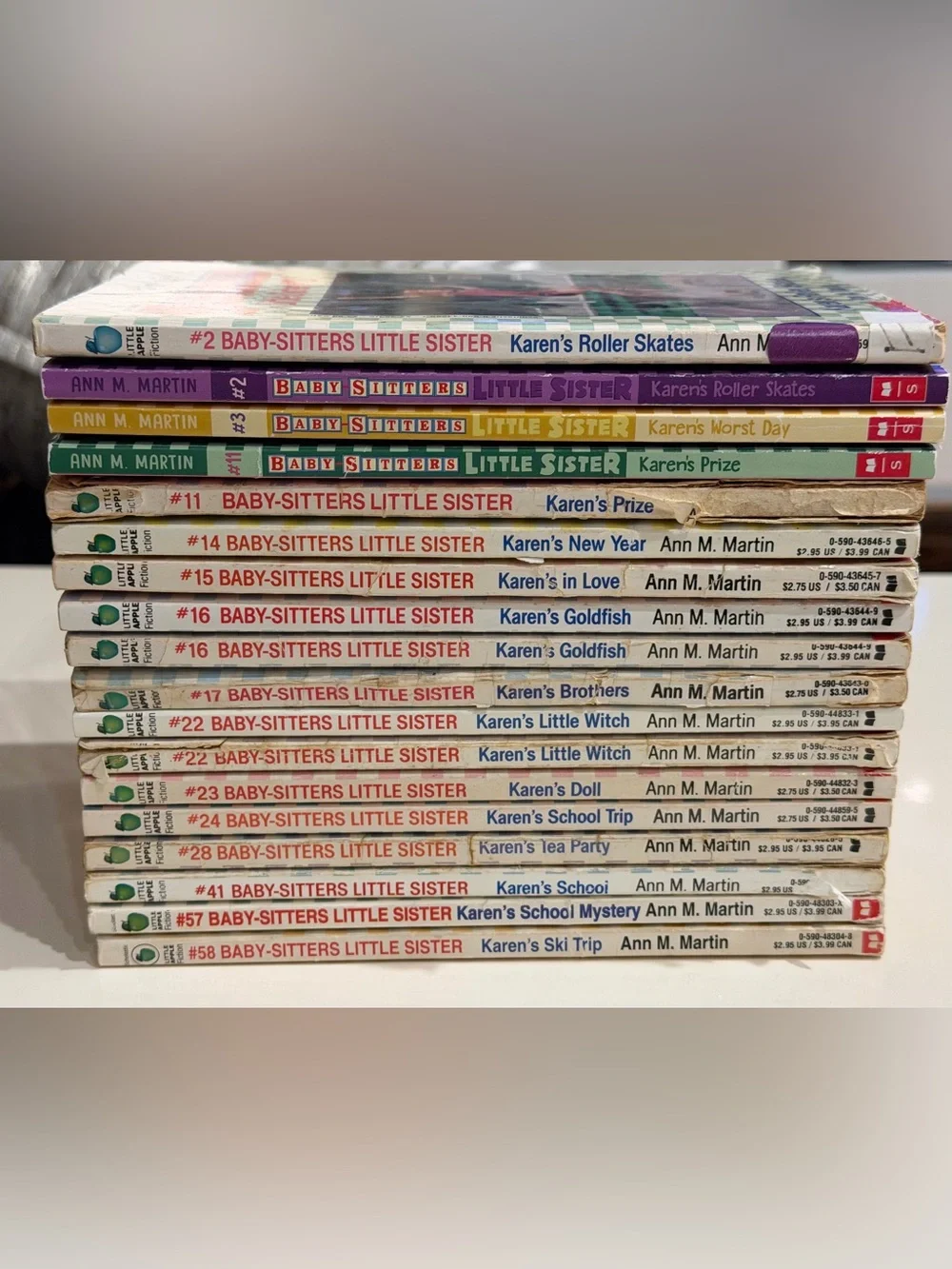 Lot of 18 - The Babysitters Little Sister PB books by Ann M. Martin